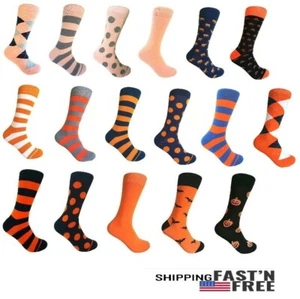 Calcetines de vestir para hombre melocotón/naranja - Imagen 1 de 18