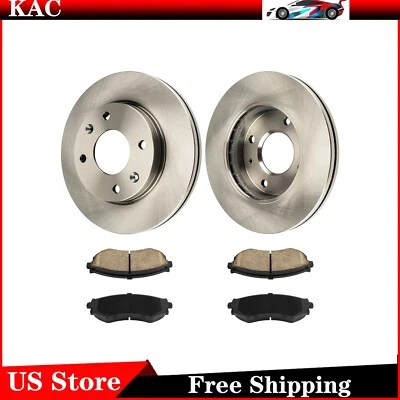 Kit de 4 tacos y rotores de disco delanteros para Kia Optima Magentis 2001 2002 Foto 1 de 4