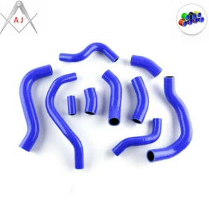 Blue For Honda CBR 1000 RR Fireblade 2008-2011 Silicone Radiator Coolant Hose - Picture 1 of 3