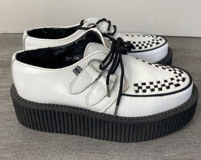 TUK VIVA LOW TOE CREEPER Preto / Branco - Entrega gratuita