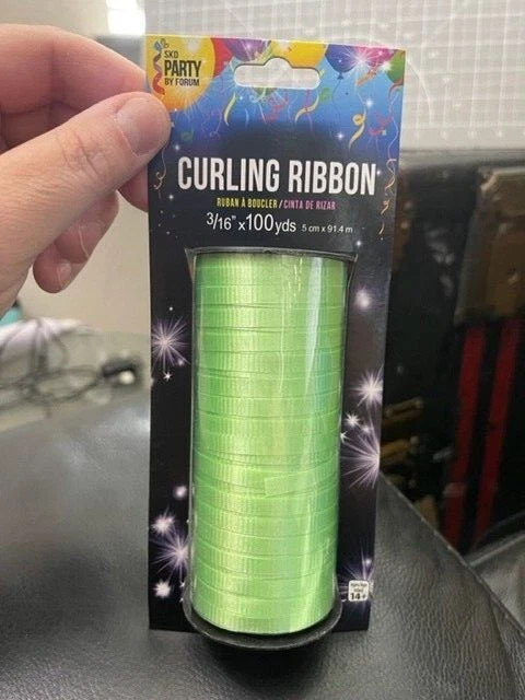 Cinta rizadora verde menta fiesta por foro 3/16" X 100yds decoración fiesta ¡Nueva! Foto 1 de 1