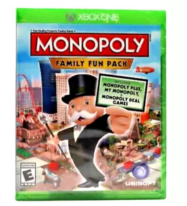 Monopoly Family Fun Pack (Microsoft Xbox One, 2014) New Sealed - Picture 1 of 2