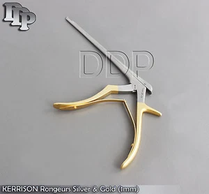 KERRISON Rongeurs Silver & Gold (1mm) Cervical Orthopedic Surgical - Picture 1 of 2