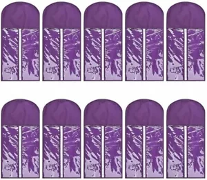 10 un. bolsas de almacenamiento de pelucas extensiones de cabello estuche a prueba de polvo con cremallera duradera - Imagen 1 de 6