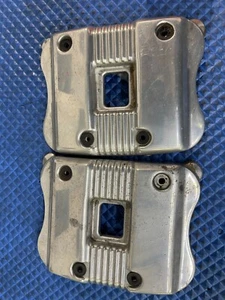 Harley Davidson Sportster 883 1200 Chrome Cylinder Head Cover Rocker Covers Oem  - Picture 1 of 8