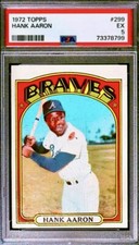 1972 Topps 299 Hank Aaron