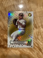 2023 RICKEY HENDERSON Topps Pristine Gold Refractor Parallel /50