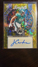 2023 Panini Mosaic Jalen Carter  No Huddle Gold Disco Scripts AUTO 1/10 #RS-JC