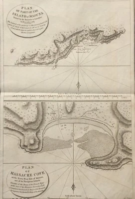 Samoa c.1803 Plan of Maouna & Massacre Cove - La Pérouse Expedition 1785-88 - Image 1 of 4