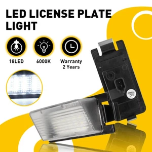 2PC LED White Plate License Light Lamp Assembly Canbus For NISSAN 2011-2017 LEAF - Imagen 1 de 12