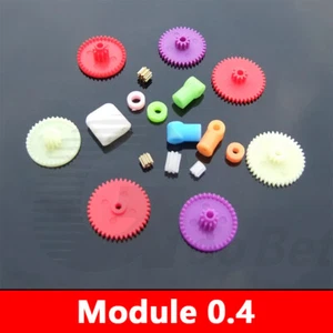 18pcs Module 0.4 Plastic Gear Set Mixed Toothed Wheel Toy RC Car Robot Model DIY - Picture 1 of 4