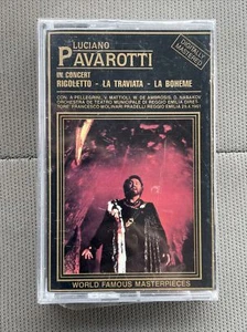 Luciano Pavarotti in Concert Cassette Tape Rigoletto La Traviata La Boheme - NEW - Picture 1 of 2