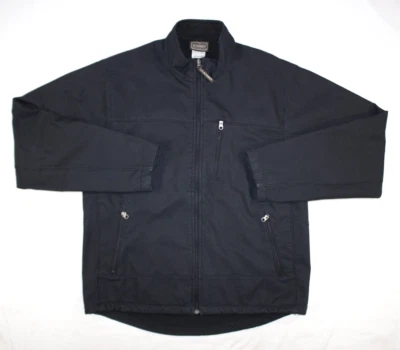 C.E. Schmidt Workwear Jacket Men's Medium Softshell Fleece Lined TJS200BK Black - Image 1 of 4