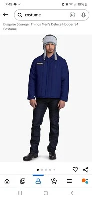 Disfraz de Halloween Stranger Things Hopper para hombre adulto M Foto 1 de 4