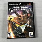 Star Wars Starfighter Sony Playstation 2 PS2 Complete CIB Manual