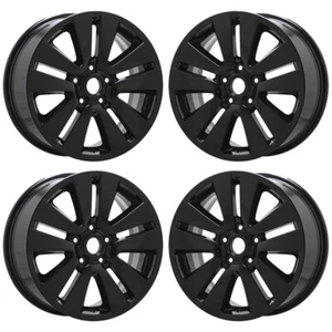 17" Subaru Outback Gloss Black wheels rims Factory OEM set 68824 - Picture 1 of 8