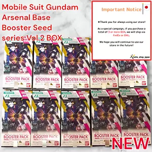 Mobile Suit Gundam Arsenal Base Booster Seed Serie Vol.2 Karte 1 Box im 10er Pack - Bild 1 von 24