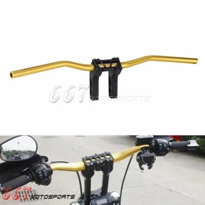 Подъемник руля и руля 1-1/8 дюйма для Harley Street Bob Low Rider Dyna Softail - Изображение 1 из 4