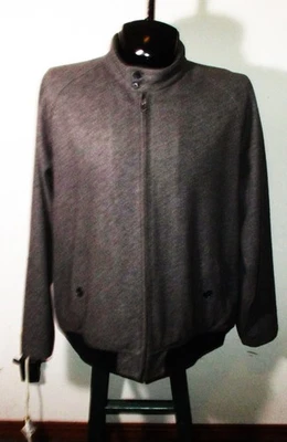 LANDS'END Gray Wool Full Zip Mock Neck Jacket Men's Size XL 46-48 - Image 1 of 4