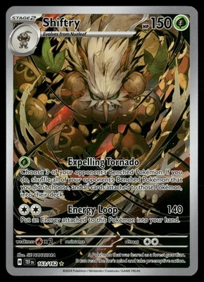 Shiftry Illustration Rare SV05: Temporal Forces 163/162 - Image 1 of 2