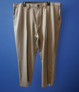 Hagger H26 Men's Casual Dress Pants Beige Size 42X30 Nice Free Shipping - Picture 1 of 8