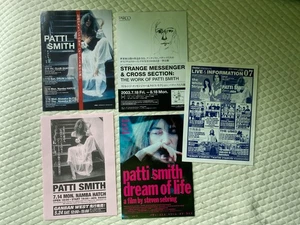 PATTI SMITH 2003-07 TOUR Giappone volantino mini-poster x5 Sogno di Vita SEZIONE TRASVERSALE - Foto 1 di 7