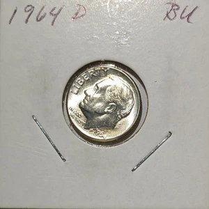 Moneda de diez centavos Roosevelt 1964d BU - Imagen 1 de 2