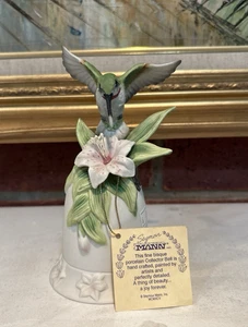 Campana de pájaro Seymour Mann HUMMINGBIRD - M Bernini 1995 colección Connoisseur con etiqueta - Imagen 1 de 21