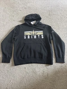 Nike Hoodie Pullover Sweatshirt New Orleans Saints Men’s Size Large NWT - Picture 1 of 9