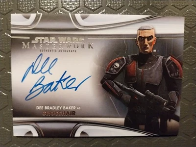 Star Wars Masterwork Autograph Card Dee Bradley Baker As Crosshair - Image 1 of 2
