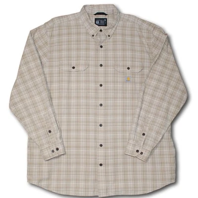 Camisa CARHARTT 2XLT alta holgada peso medio a cuadros para hombre LS Foto 1 de 4
