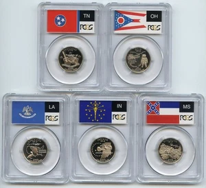2002 S Clad State Quarter Set PCGS PR69DCAM - Picture 1 of 2