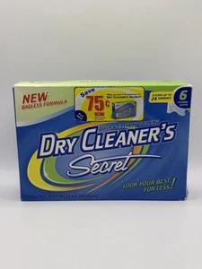 NEW Dry Cleaner's Secret 6 SHEETS Bagless Formula Discontinued RARE Open Box HTF - Picture 1 of 19