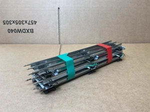 LIONEL O GAUGE TRACK 3 RAIL STRAIGHT TRACK SECTIONS PIECES 5X 250MM VERY NICE ! - Picture 1 of 5