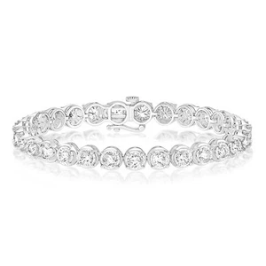 Luminesce Lab Grown 10.30Carat Bracelet Diamond in 10ct White Gold - Picture 1 of 1