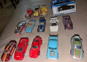 Lot Of 13 Vintage 70s/80s Mixed Diecast Hot Wheels Metal Bottom Plus Bonus - Picture 1 of 12