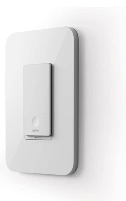 Interruptor de luz WIFI Wemo WLS0403 control de 3 vías iluminación desde cualquier lugar blanco LIMPIO Foto 1 de 3