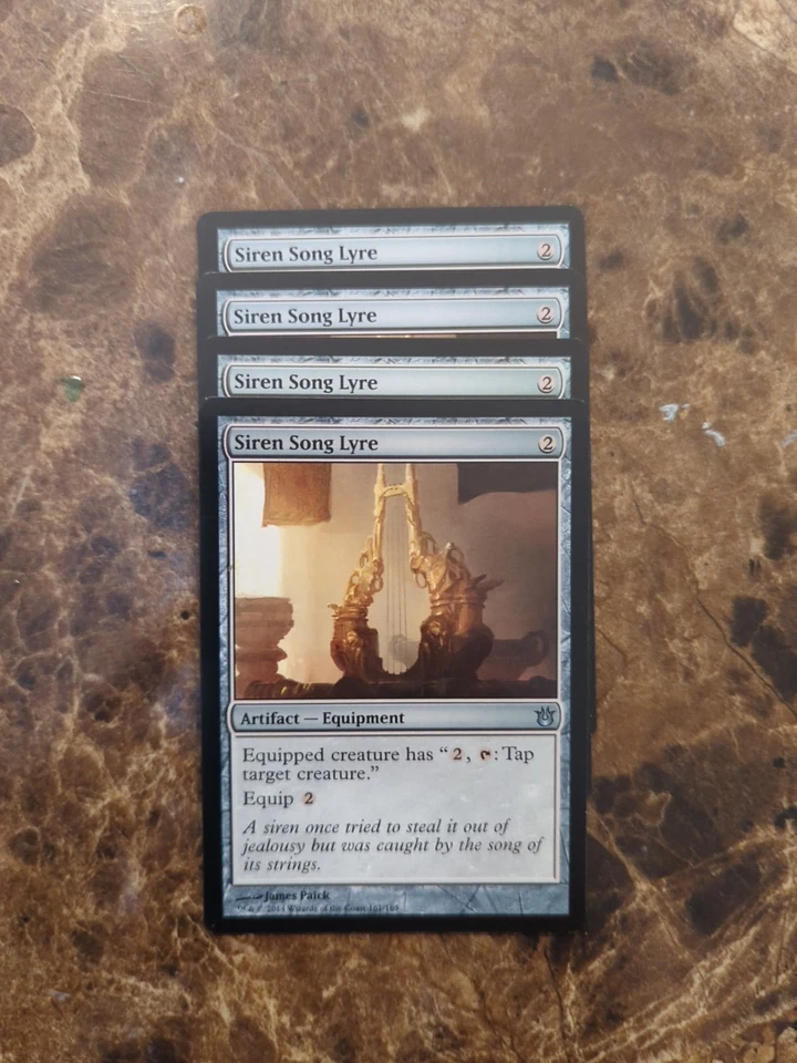 (4) Siren Song Lyre *PLAYSET* Born of the Gods Regular NM MTG - Image 1 of 1
