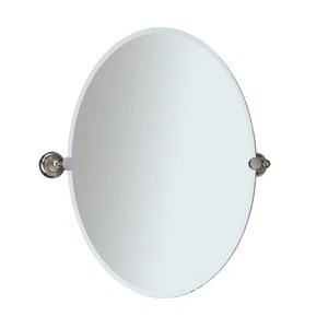 Gatco 4329 Tiara Oval Wall Mirror, Chrome,Small - Picture 1 of 4