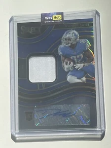 2020 Select D’Andre Swith Rookie Patch Auto /75 blue - Bild 1 von 2