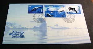 Australia-Antarctic Ter. FDC Scott# L94,96a,97 Whales & Dolphins 1995 Used L741 - Picture 1 of 1