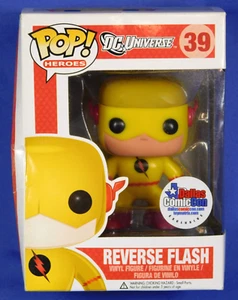 FUNKO POP! VINYL DC REVERSE FLASH #39 2013 DALLAS COMIC CON EXCLUSIVE - Picture 1 of 5
