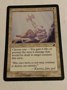 Recuperate - Magic the Gathering MTG Flagello carta singola - Foto 1 di 2