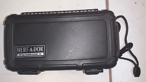 HERF- A- DOR X10-TEN CIGAR TRAVEL HUMIDOR-H@) & CRUSH PROOF-"NEW" #1099 - Picture 1 of 4