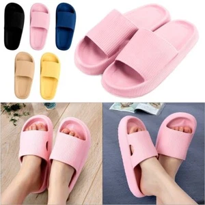 Women Men Pillow Sandals Ultra-Soft Cloud Slippers Shoes Anti-Slip Home Outdoor - Picture 1 of 16