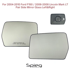 Pair Door Side Mirror Glass for Ford F150 Mark LT Non-Heated Left & Right Side - Picture 1 of 10