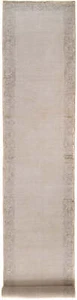3x17' Traditional Whitewash Runner Rug M114 - Picture 1 of 8