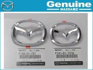MAZDA RX-7 FD3S Front & Rear Badge Emblem Set JDM OEM SPIRIT R Genuine New Japan - Picture 1 of 5
