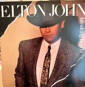 Elton John Breaking Hearts 1984 Vinyl 12'' Vintage - Picture 1 of 4