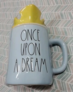 Rae Dunn Disney Pricess Sleeping Beauty "Once Upon A Dream" Mug w/ Topper NWT - Picture 1 of 5